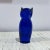 Vintage Cobalt Blue Glass Owl For Sale In Charleston - Image 6 of 8
