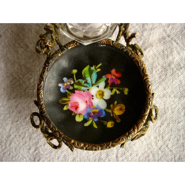 Mid 19th Century Mid 19th Century Old Paris Napoleon III Inkwell For Sale - Image 5 of 6