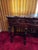 Antique Italian Renaissance Revival Walnut Marble Top Credenza Sideboard Buffet For Sale - Image 11 of 18