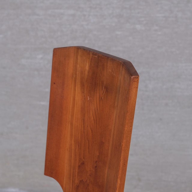 Beige Mid-Century French Elm S28 Dining Chairs from Pierre Chapo, 1970s, Set of 8 For Sale - Image 8 of 16