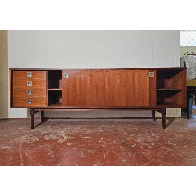 Wood Sideboard in Teak from Stildomus, 1960s For Sale - Image 7 of 14
