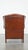 Warm Color Leather Wing Chair For Sale - Image 4 of 12