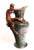 Bronze Early 20th Century Art Nouveau Exquisite Bronze Sculpture of Nude on Ewer For Sale - Image 8 of 18