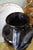 Blue Vintage Harris Potteries Chicago Black & Pewter Art Deco Revival Vase For Sale - Image 8 of 18