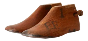 Antique Children's Shoe Forms - a Pair