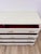 White Coastal Mitchell Gold Bob Williams White Dresser, Brass Handles, 8 Drawer For Sale - Image 8 of 13