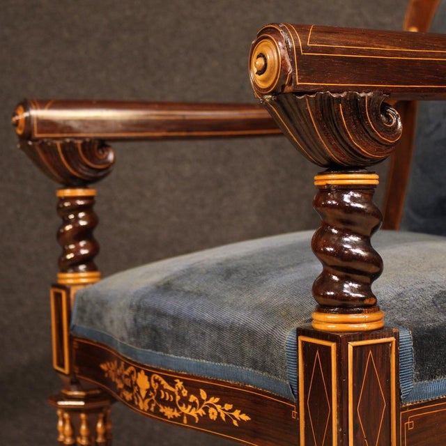 19th Century French Charles X Armchairs, 1830s, Set of 2 For Sale - Image 13 of 15