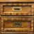 Vintage Campaign Style Double Pedestal 7 Drawer Desk For Sale In New York - Image 6 of 11