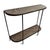 Modern Rounded Taupe Marble & Iron Console Table For Sale - Image 9 of 12