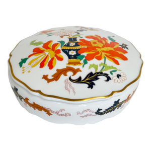 Vintage French Limoges Lidded Porcelain Box