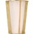 Modern Barbara Barry for Visual Comfort Signature Phinn 12" Tapered Sconce in Soft Brass with White Glass For Sale - Image 3 of 6