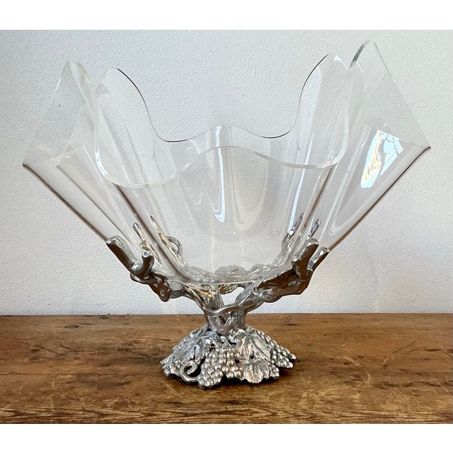 Vintage Arthur Court Pewter and Plexi Bowl For Sale - Image 12 of 12