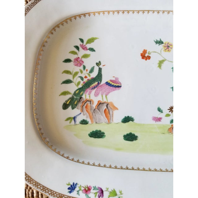 The Peacock pattern originally came from Chinese Export porcelain around 1760 and in 1815 the Spode factory began to...