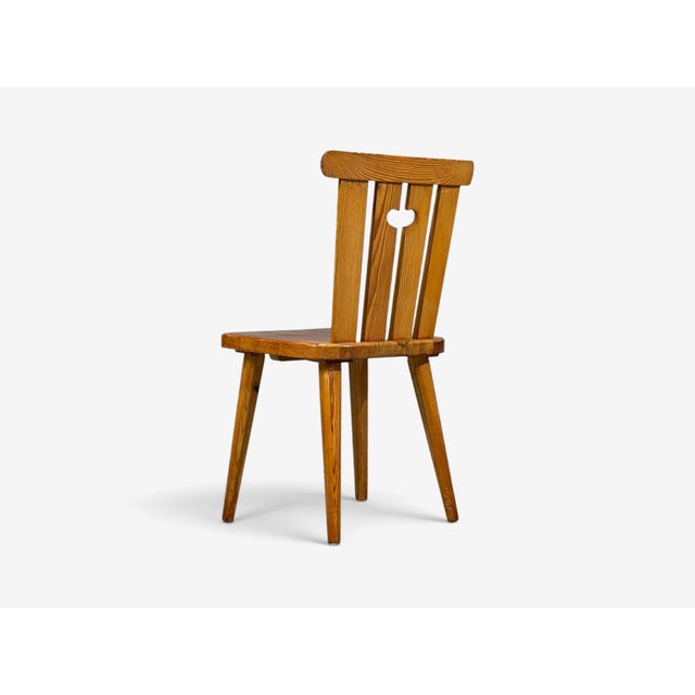 Göran Malmvall, Six Dining Chairs, Pine, Sweden, 1970s For Sale - Image 10 of 10