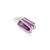 Art Deco Art Deco 16.8 CTW Regal Amethyst 925 Silver Pendant Charm by Carat&her For Sale - Image 3 of 10