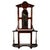 19th Century English Mahogany Marble Top Hall Stand For Sale - Image 12 of 12