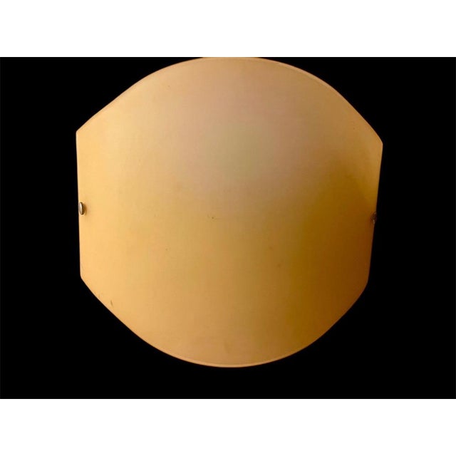 Metal Toso Wall Lights in Yellow Gold Murano Glass, Italy, 1990, Set of 2 For Sale - Image 7 of 9