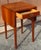 Traditional Mid 20th Century American Federal Style Solid Cherry Single Drawer Drop-Leaf Side Table For Sale - Image 3 of 14