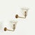 Murano Glass and Brass Flower Sconces from Barovier, Italy, 1950s, Set of 2 For Sale - Image 9 of 18