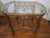 1960s Mid Century Modern Bamboo Side or Coffee Table With Glass Top For Sale - Image 9 of 10