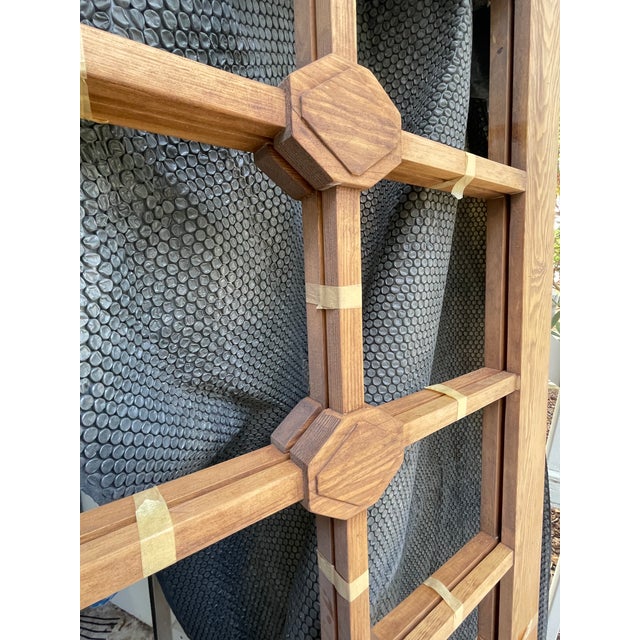 French Country Hand Carved Wooden Door For Sale - Image 3 of 5