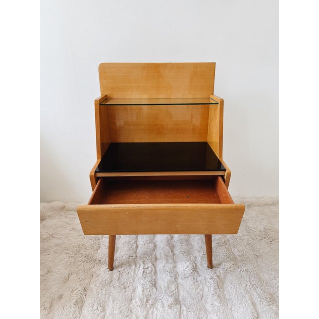 Mid-Century Modern Nightstands attributed to Jitona Soběslav, Czechoslovakia, 1960s, Set of 2 For Sale - Image 12 of 17