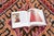 Orange Vintage Moroccan Berber Rug With Pink & Orange Lattice by Rug & Kilim, 1950-1959 For Sale - Image 8 of 9