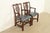 Councill Furniture Councill Craftsmen Georgian Carved Mahogany Armchairs, Pair For Sale - Image 4 of 14