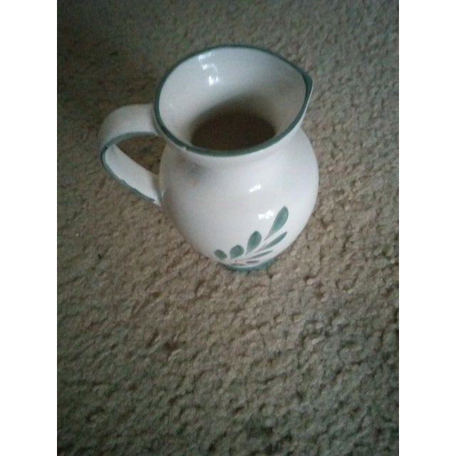 1980s 1980s Fortebraccio Ceramiche Hand-Painted Pitcher, Made in Italy For Sale - Image 5 of 6