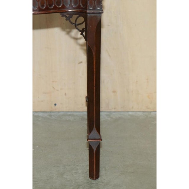 Chippendale Kettle Stand Side Table from Howard & Sons Thomas, 1880s For Sale - Image 13 of 18