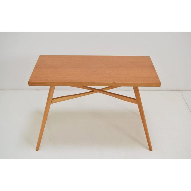 Wood Vintage Coffee Table by Drevopodnik Holesov, 1970s For Sale - Image 7 of 10