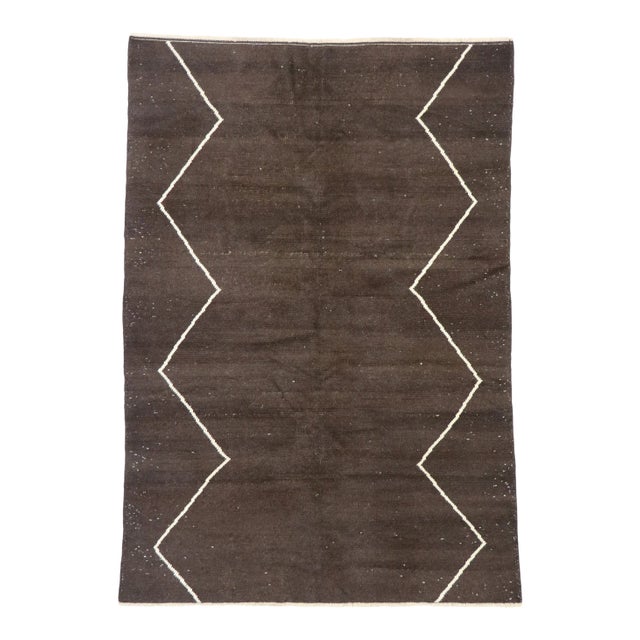 Vintage Turkish Moroccan Rug - 05'06 X 07'10 For Sale