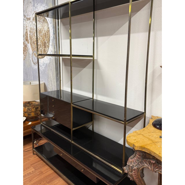 Wood 1950s Paul Mccobb for The Irwin Collection by Calvin Furniture Room Divider Shelf For Sale - Image 7 of 18