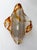 Metal Pair of Sconces Amber Murano Glass by Mazzega, Italy, 1970s For Sale - Image 7 of 12