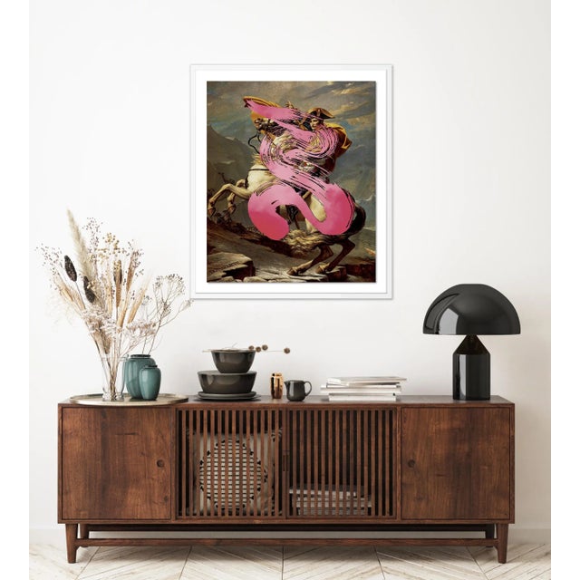 Contemporary A Point by Coup d'Esprit, Art Print in White Frame, Medium For Sale - Image 3 of 4