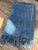 Vintage African Faded Indigo Denim Mossi Mudcloth 67” L X 37” W | No. 99 For Sale - Image 9 of 9