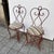 Vintage French Art Nouveau Chairs in Wrought Iron, 1930s, Set of 2 For Sale - Image 10 of 18