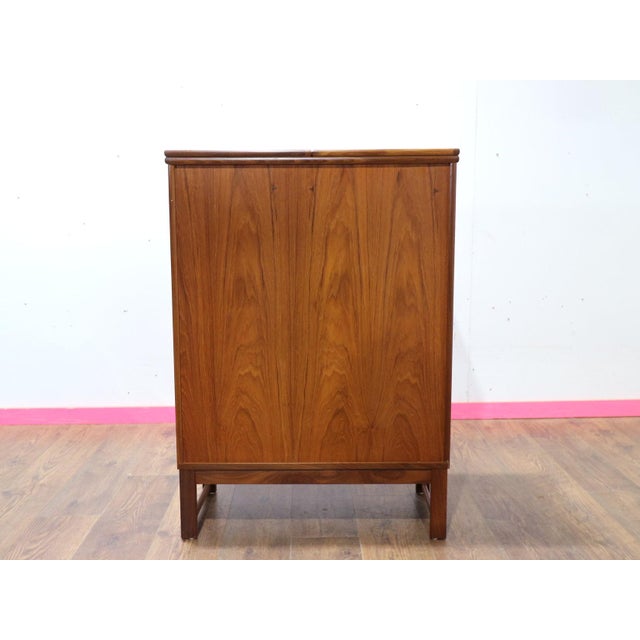 1960s 1960s Mid Century Modern Teak Bar Cabinet by Turnidge of London For Sale - Image 5 of 15