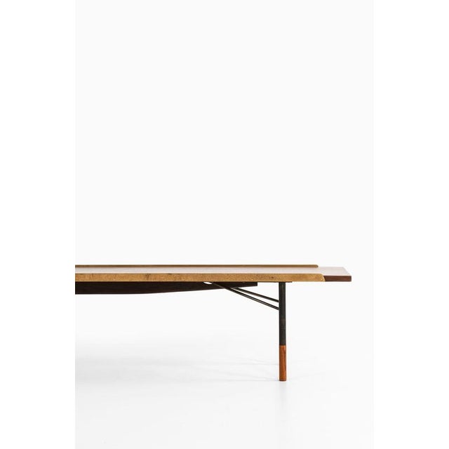 Bench in Brass and Rosewood attributed to Finn Juhl, 1953 For Sale - Image 3 of 8