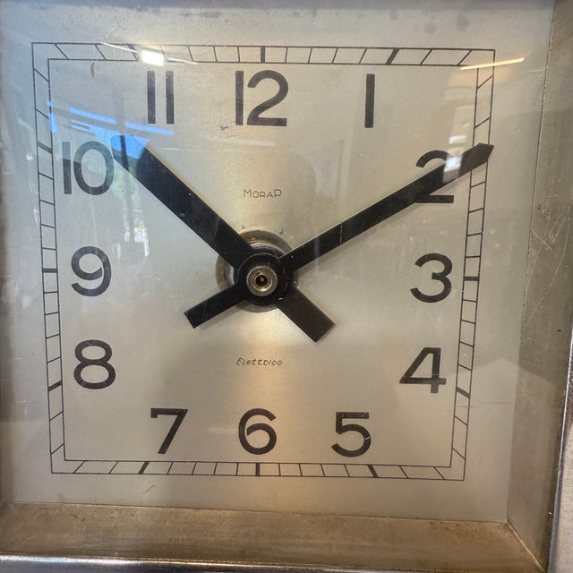 Large Vintage Art Deco Table Clock, 1920s For Sale - Image 4 of 8