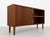 Danish Rosewood Mid Century Modern Credenza | Tambour Door Media Cabinet | Scandinavian Storage Console, C. 1960’s For Sale - Image 10 of 16