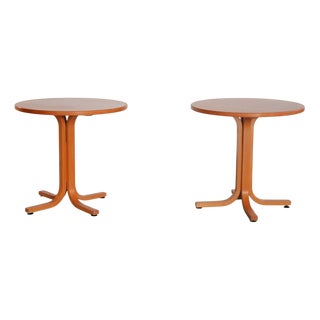 Vintage Round Dining Table, 1970s For Sale