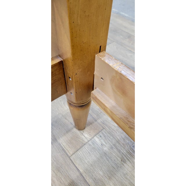 Vintage Full Size Traditional Style Low Poster Bed For Sale In Kansas City - Image 6 of 12