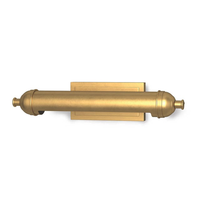 Metal Southern Living Devon Steel Picture Light, Small, Natural Brass For Sale - Image 7 of 7