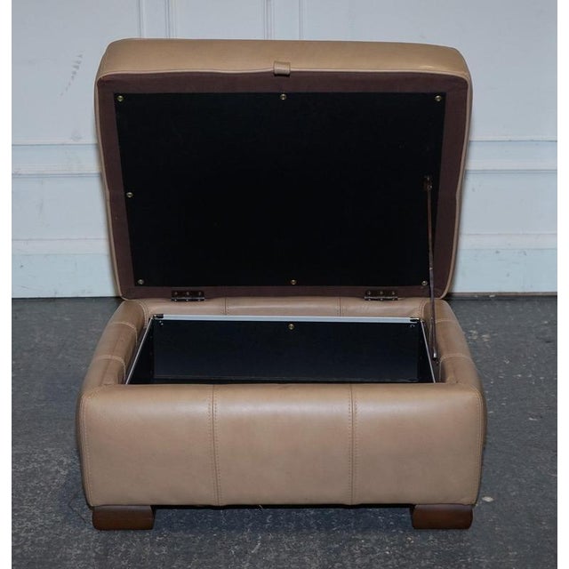 Ottoman in Brown Leather from Multiyork For Sale - Image 12 of 18
