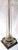 Vintage Glass Column Table Lamp For Sale In West Palm - Image 6 of 9