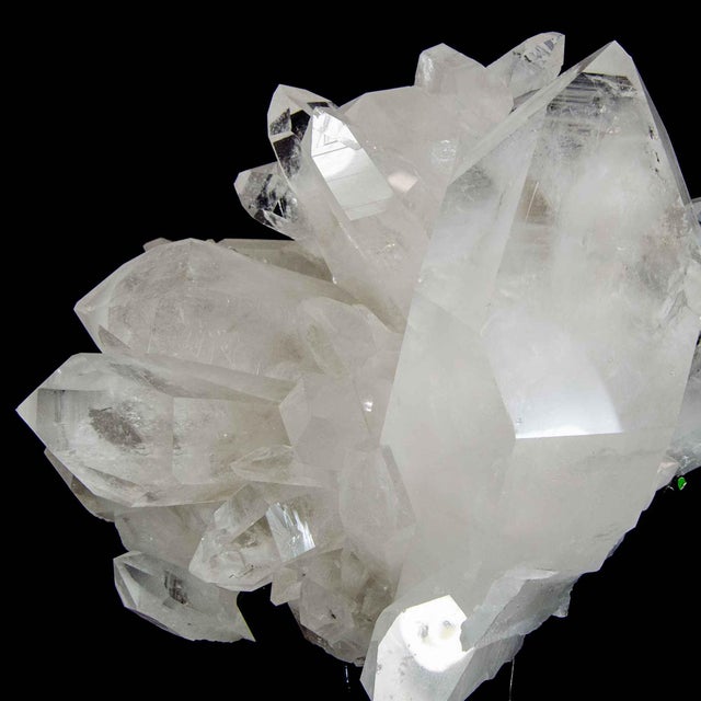 2020s Large Quartz Cluster on Stand, 13 Inches, 28 Pounds (#H0487 Brazil) For Sale - Image 5 of 7
