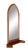 Kai Kristiansen Mid Century Danish Modern Arched Teak Mirror With Attached Shelf For Sale - Image 4 of 5