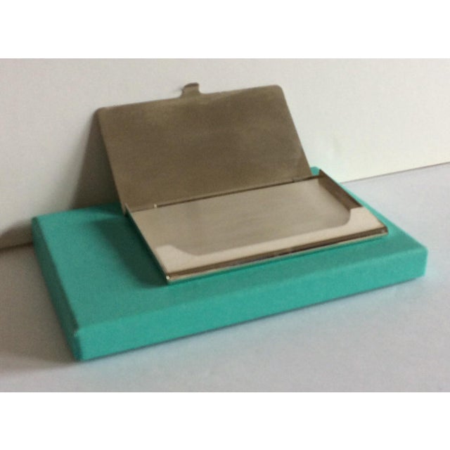 Tiffany Sterling Silver Business Card Case Chairish