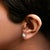 Haus of Brilliance 14K White Gold 1 1/2 Cttw 3-Prong Martini Set Brilliant Round-Cut Solitaire Lab Grown Diamond Screwback Stud Earrings (F-G Color, VS1-VS2 Clarity) For Sale - Image 4 of 5